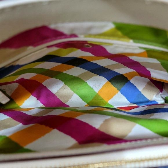 Kate Spade Grand Street Quinn Shoulder Bag Ivory Medium Leather Tote - Picture 10 of 12